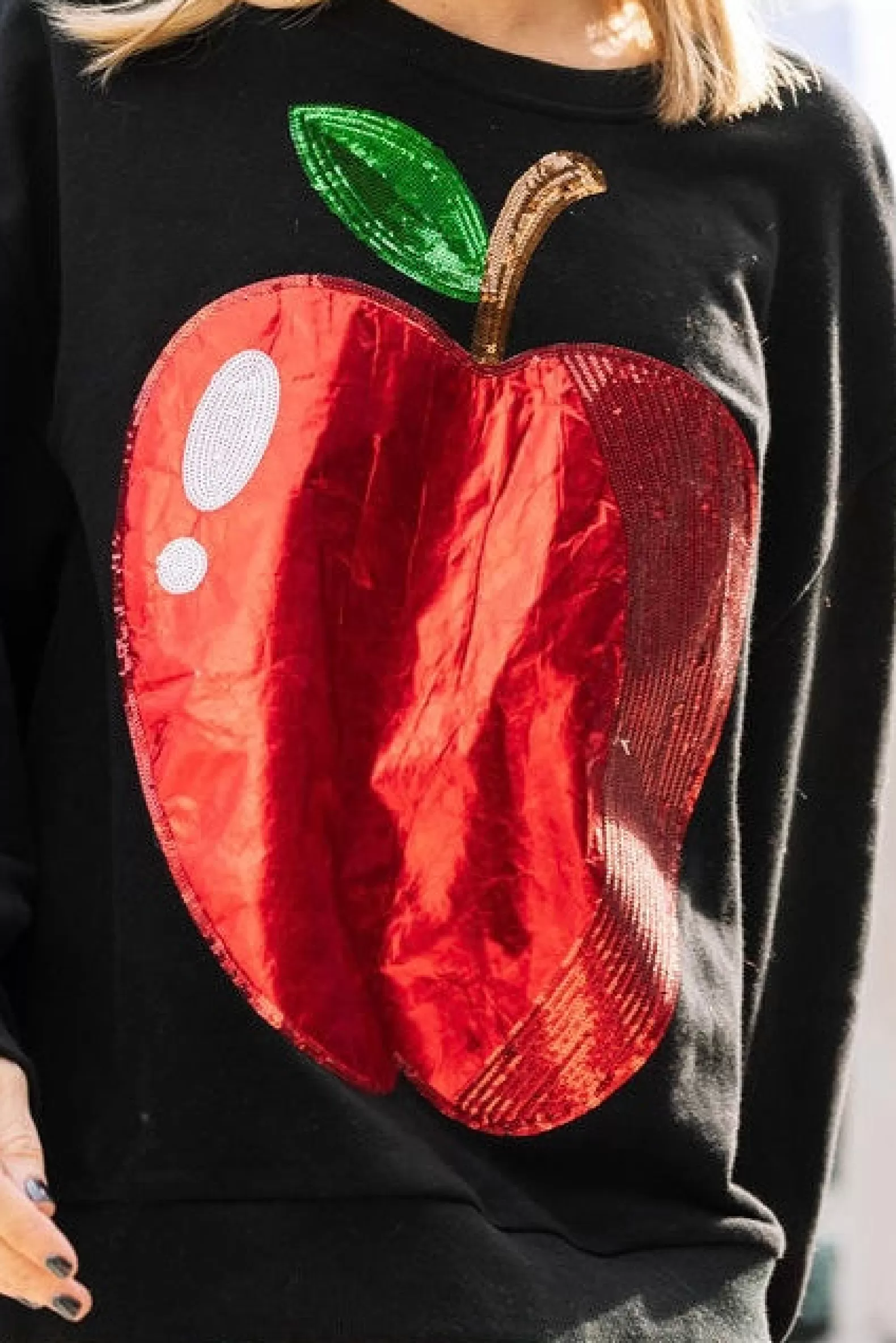 Queen of Sparkles Sweatshirts<Big Apple Sweatshirt Black
