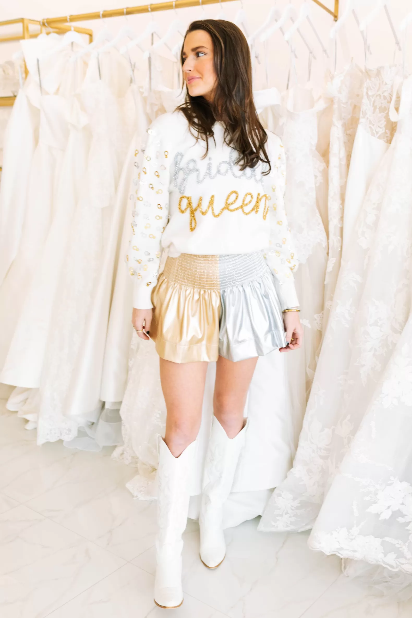 Queen of Sparkles Sweaters<Bridal Queen Sweater