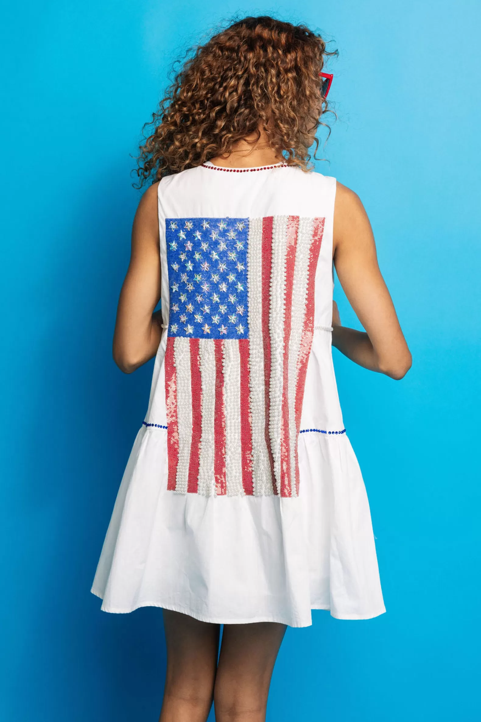 Queen of Sparkles Dresses<Flag Back Dress