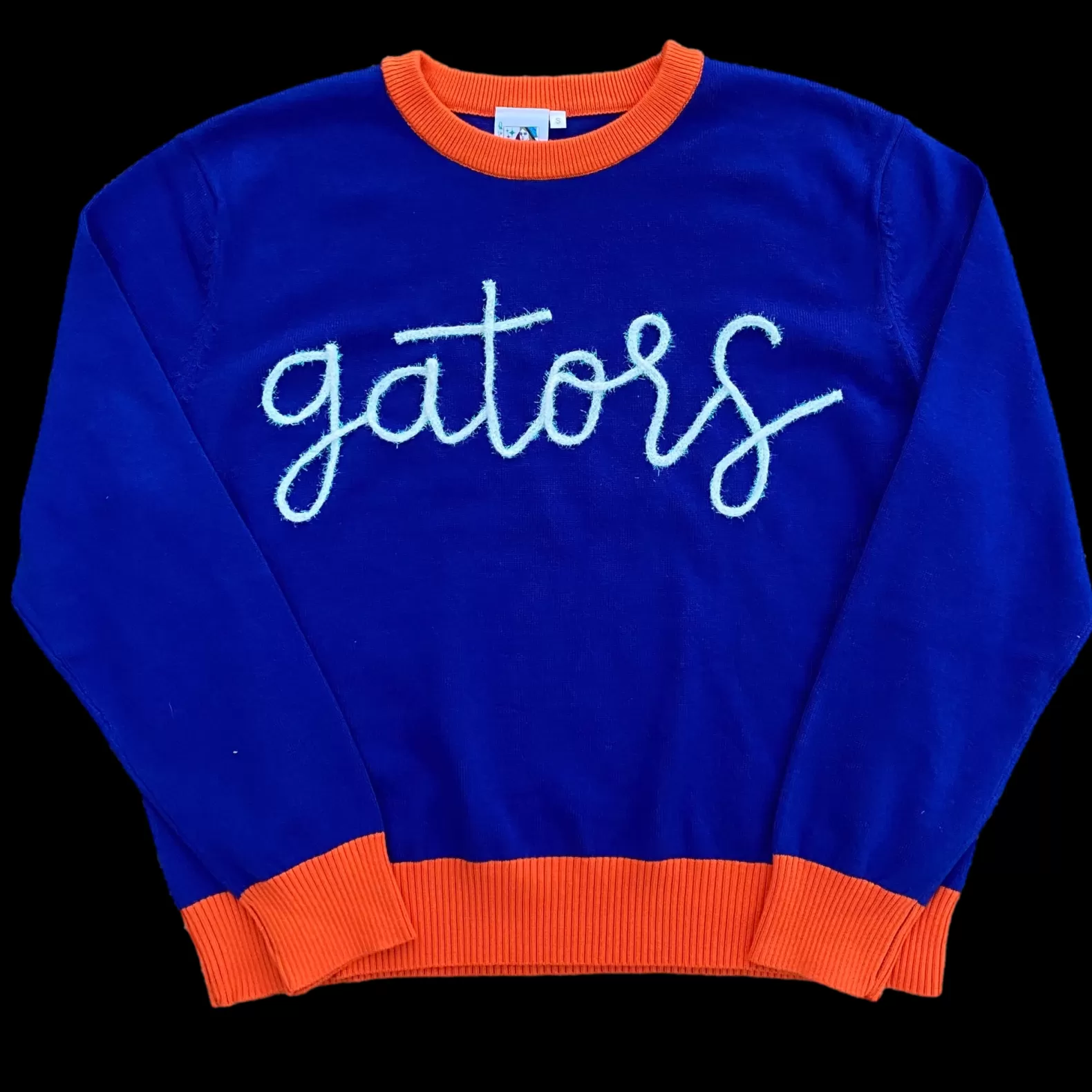 Queen of Sparkles Sweaters<Glitter Script "Gators" Long Sleeve Sweater - Licensed