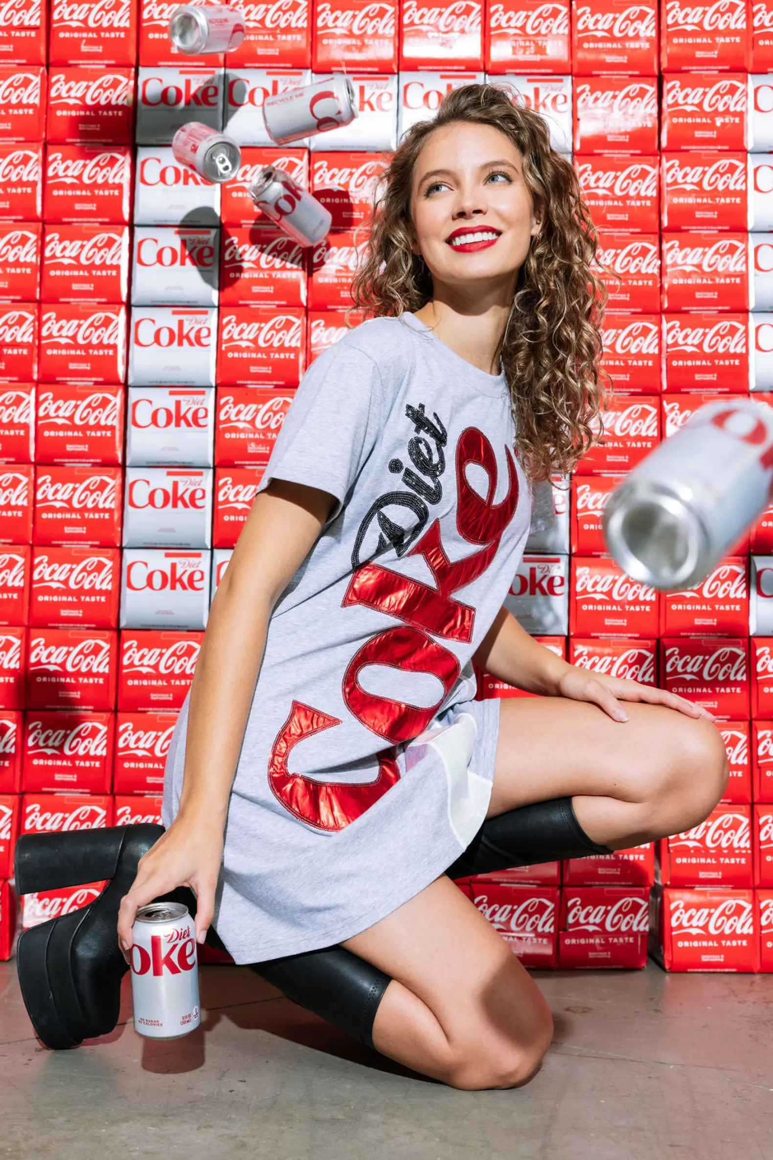 Queen of Sparkles Dresses<Diet Coke® Tee Dress Grey