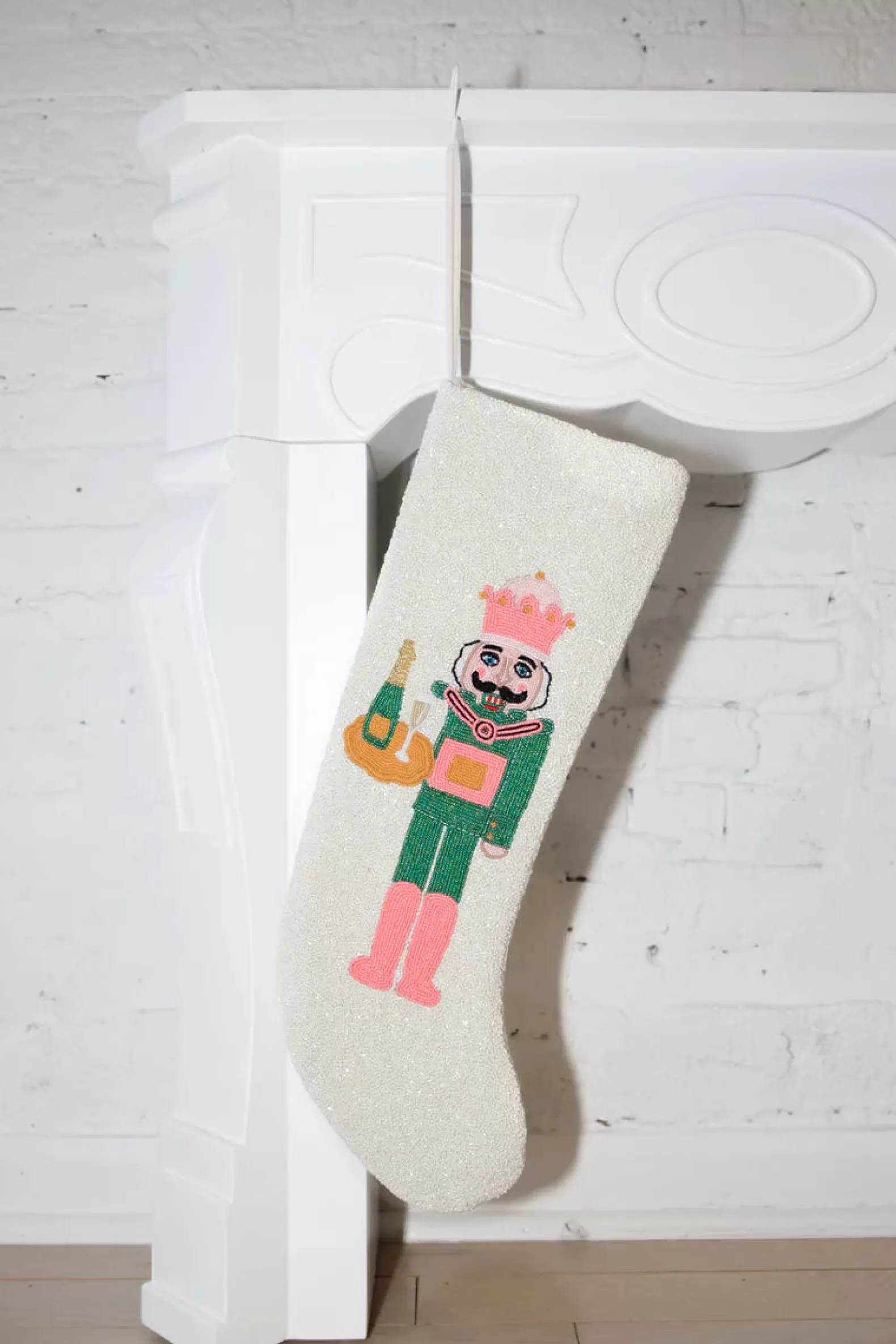 Queen of Sparkles Accessories<ITES x Sami Riccioli x White Serving Fair Skin Nutcracker Stocking