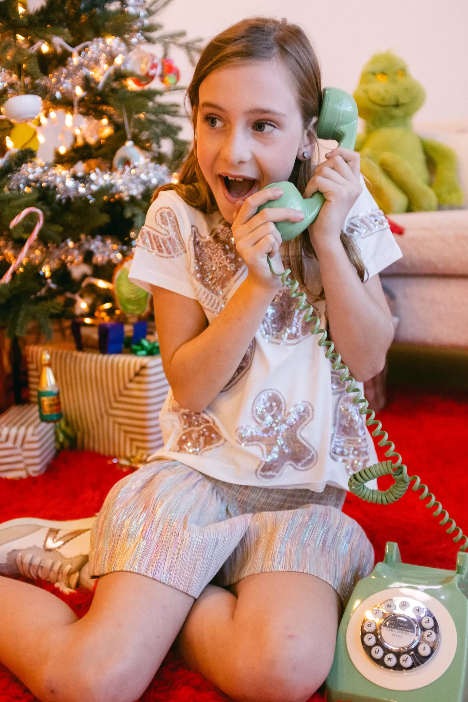 Queen of Sparkles Kids<Kids Frosted Christmas Cookie Oversized Tee White