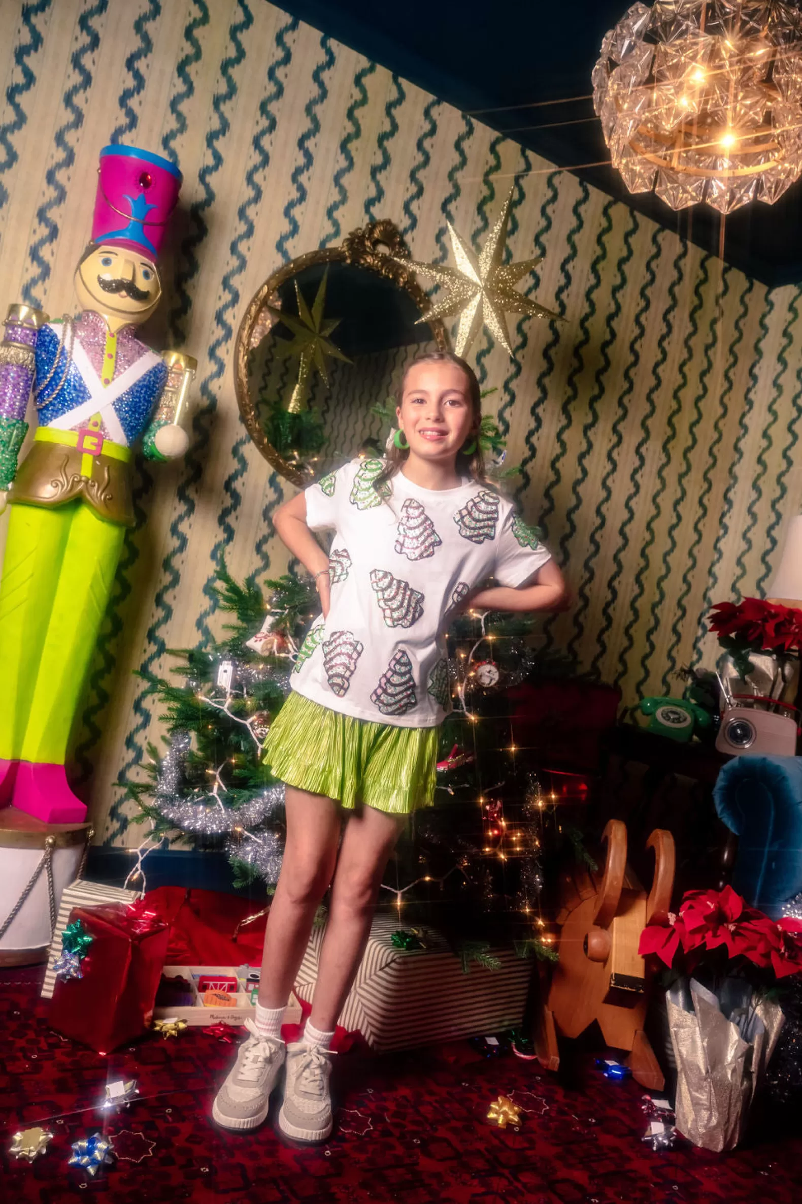 Queen of Sparkles Kids<Kids Little Debbie Trees Tee White