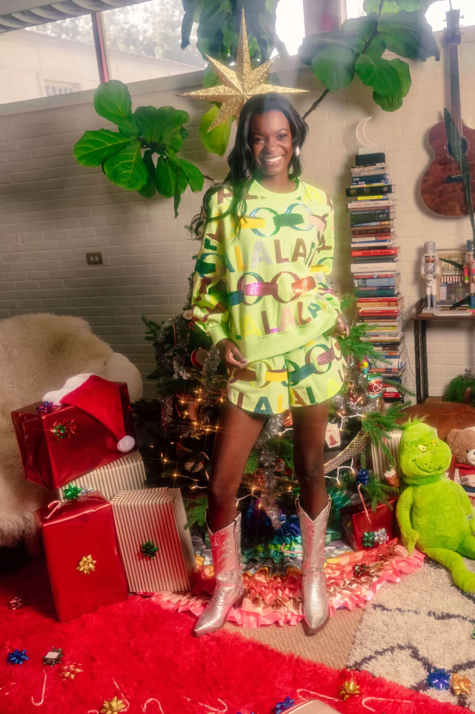 Queen of Sparkles Sets | Shorts<Falala With Garland Shorts Light Green