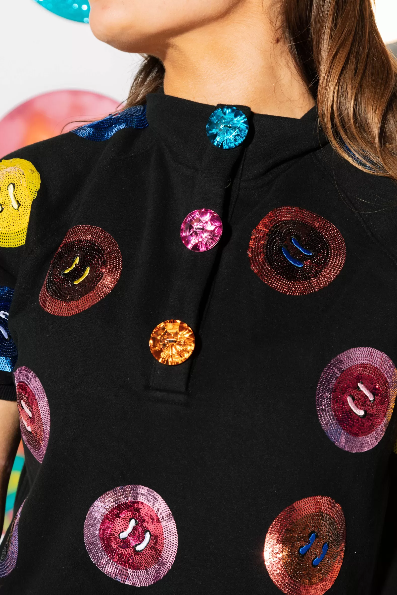 Queen of Sparkles Dresses<Mega Button Dress