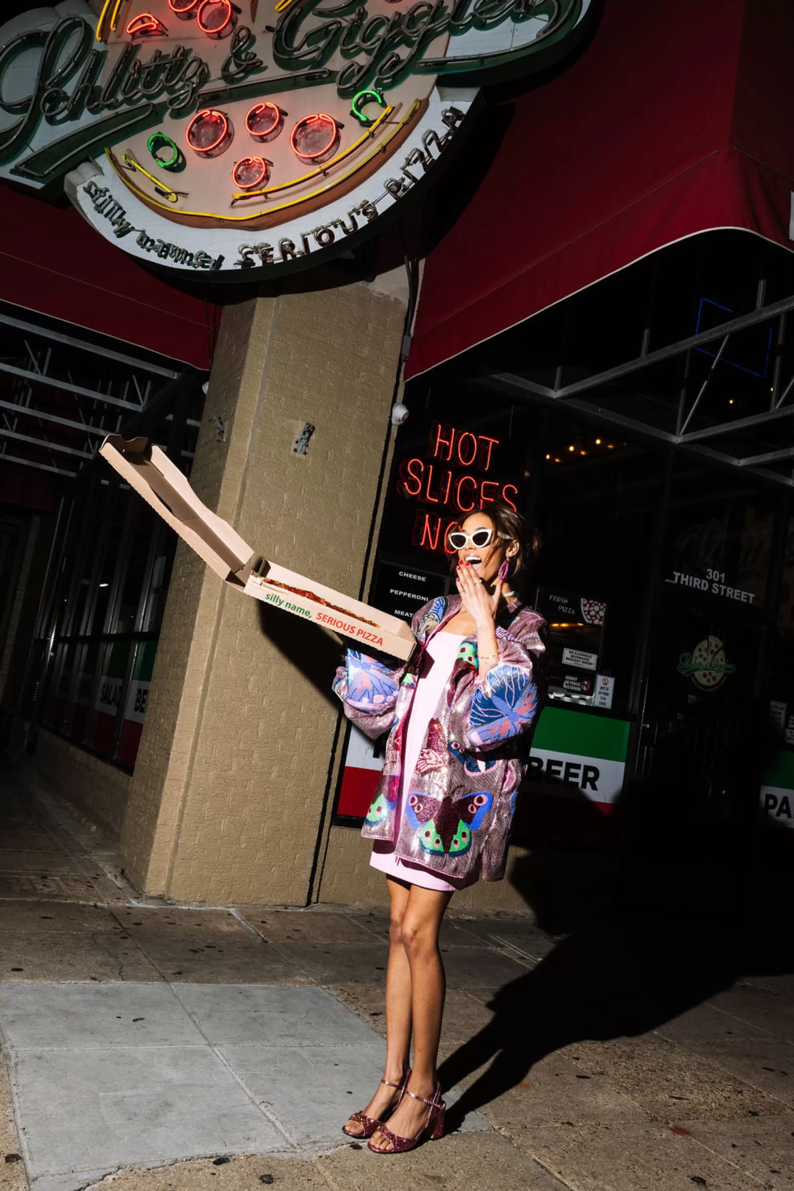 Queen of Sparkles Dresses<Butterfly Balloon Sleeve Zip Up Jacket Multi