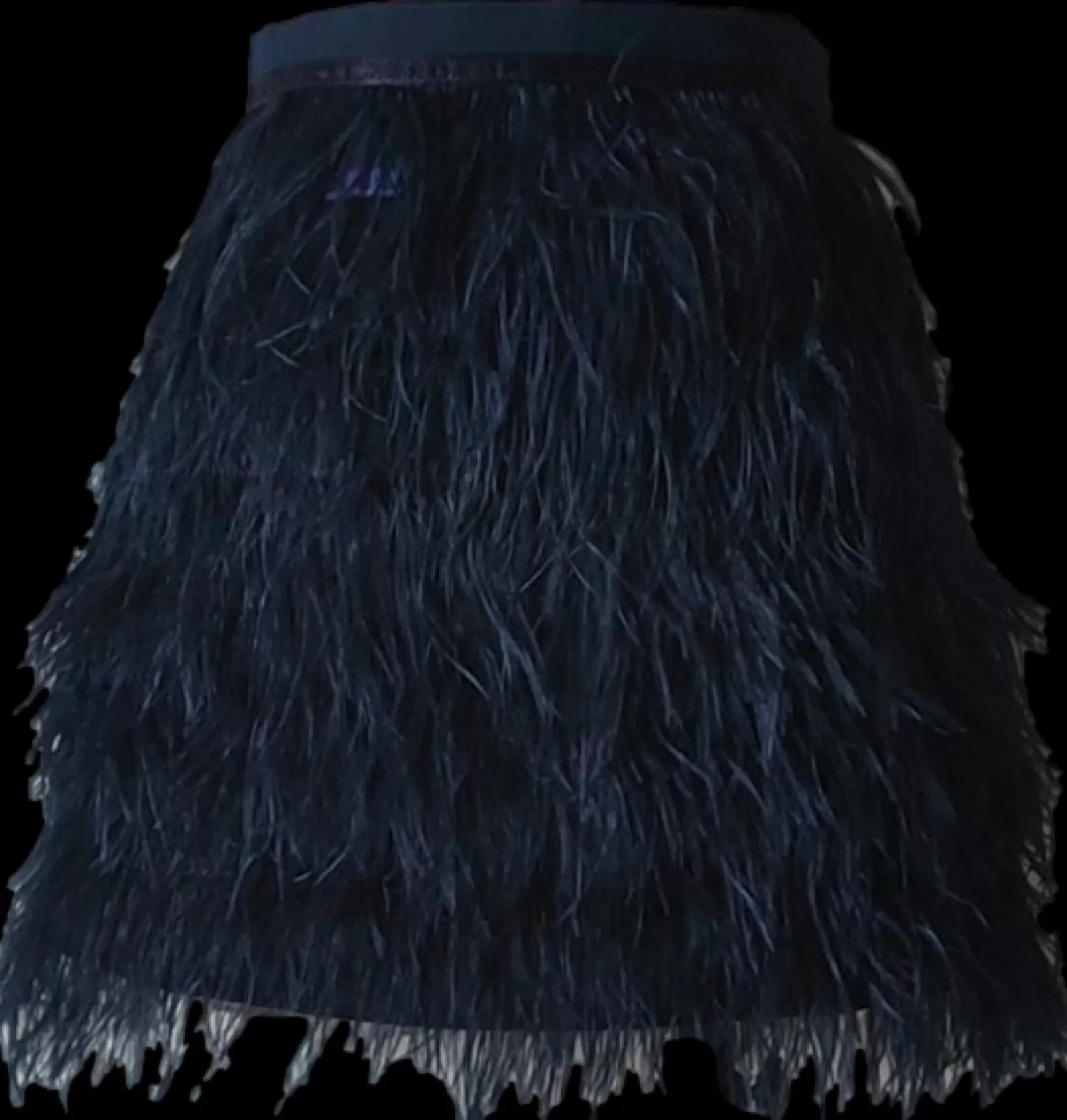 Queen of Sparkles Skirts<Navy Feather Skirt