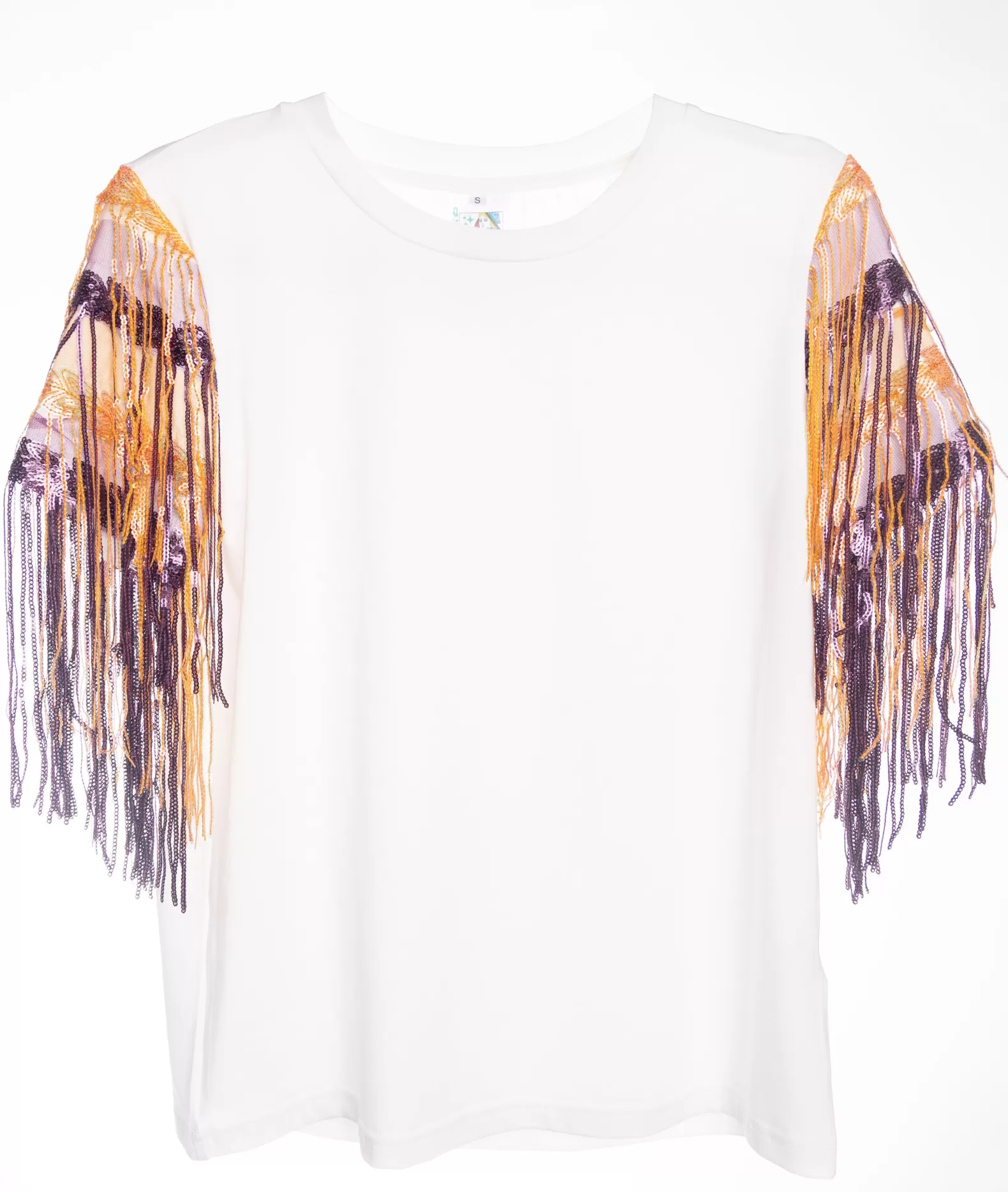 Queen of Sparkles Tees<Orange & Purple Spirit Shaker Tee Orange/Purple