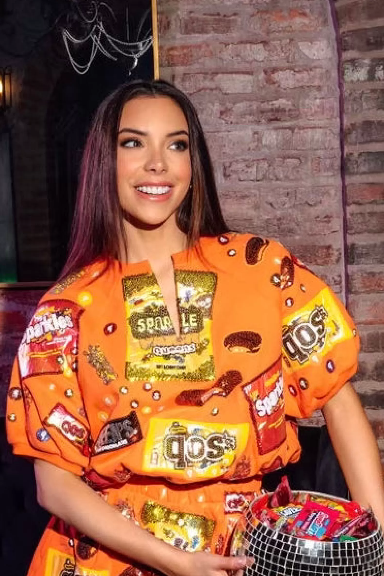 Queen of Sparkles Sets | Tops<Queen of Candy Bubble Top Orange