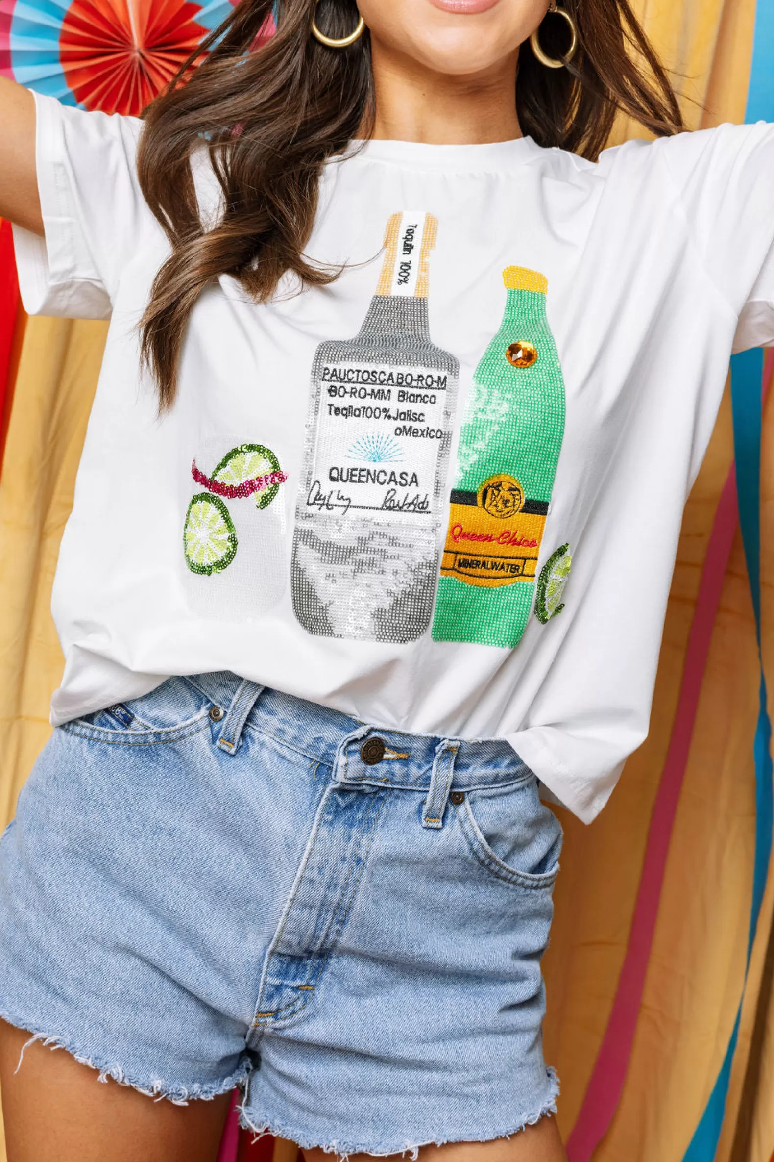 Queen of Sparkles Tees<Ranch Water Tee
