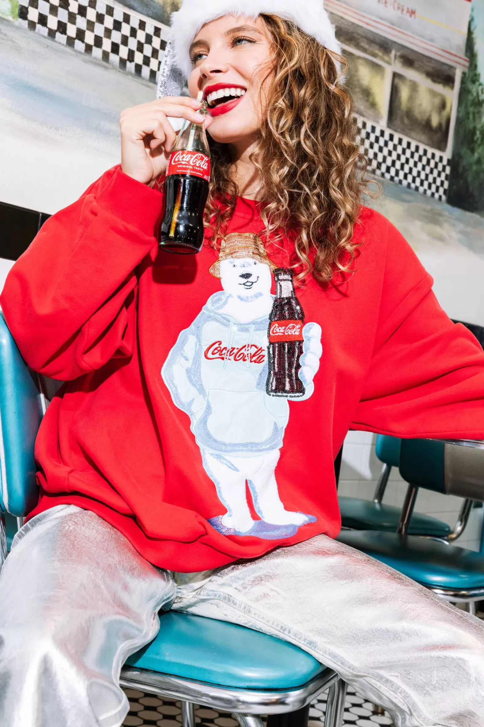 Queen of Sparkles Sweatshirts<Coca-Cola® Polar Bear Sweatshirt Red