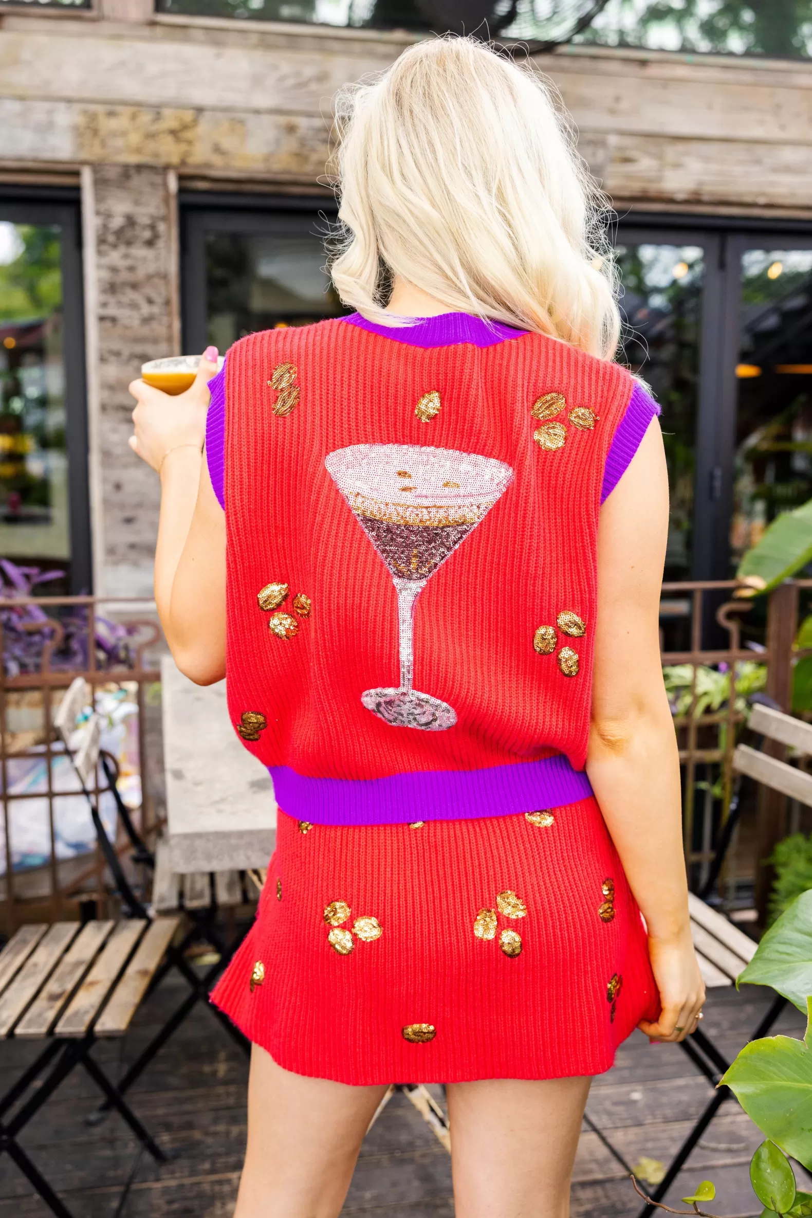 Queen of Sparkles Skirts<Coffee Bean Skirt Red