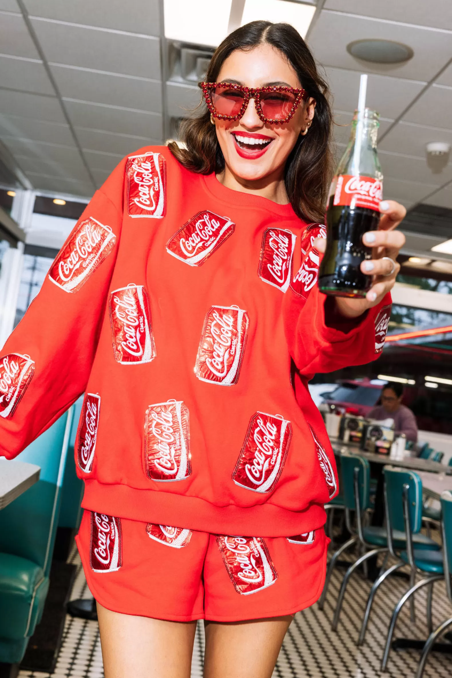 Queen of Sparkles Shorts | Our Favorites<Scatter Coca-Cola® Can Short Red
