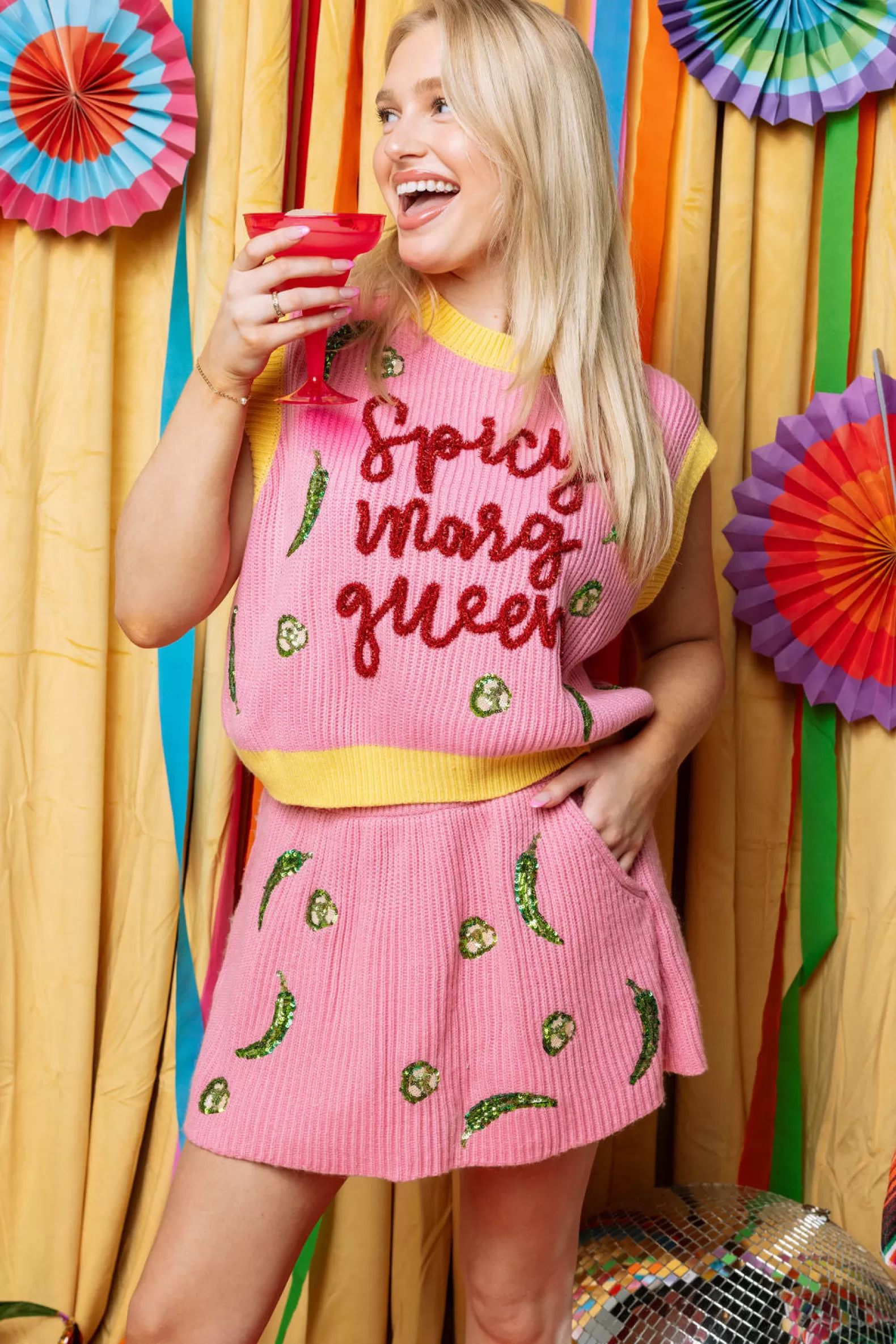 Queen of Sparkles Sweaters<Spicy Marg Queen Sweater Vest