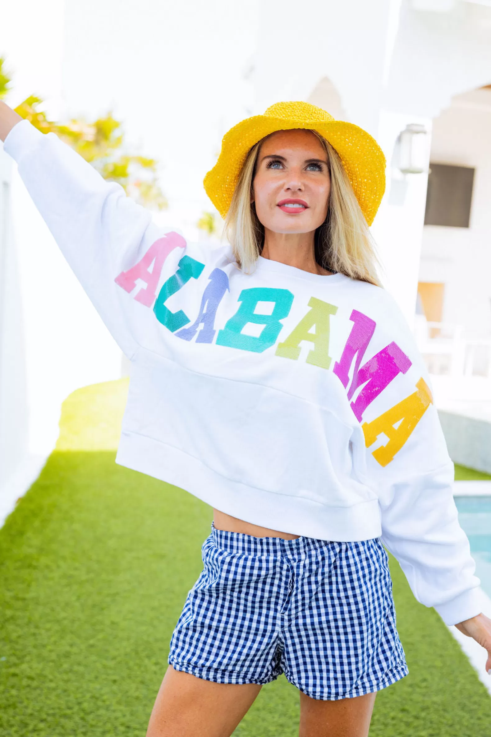Queen of Sparkles Sweatshirts<White Alabama Sweatshirt